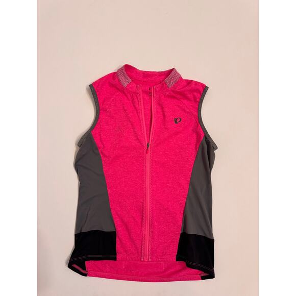 Pearl Izumi Women's Select Escape Sleeveless Road Bike Jersey Zip Up Size M Pink - Picture 1 of 5